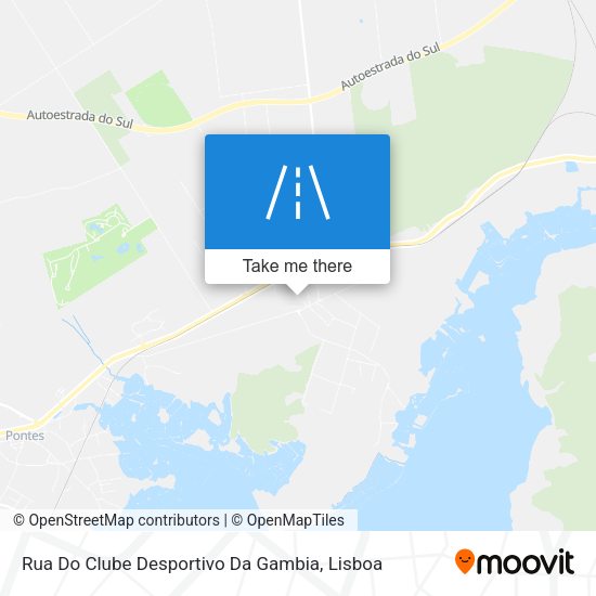 Rua Do Clube Desportivo Da Gambia mapa