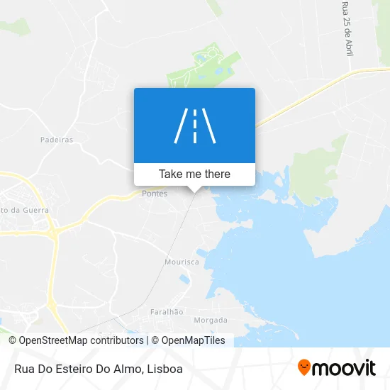 Rua Do Esteiro Do Almo map