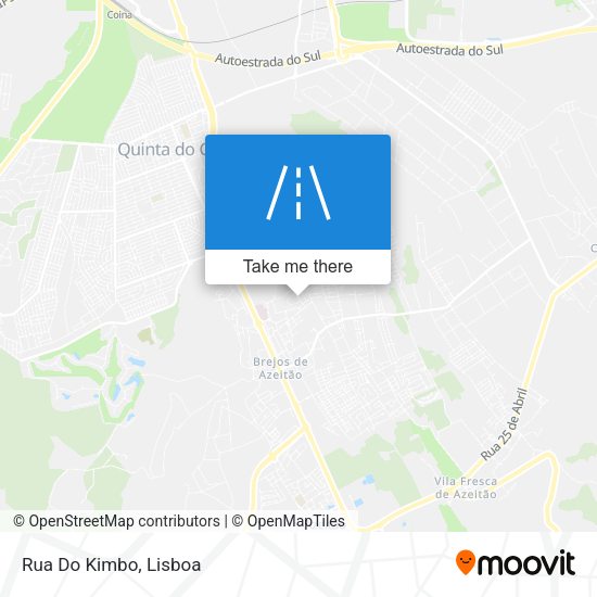 Rua Do Kimbo mapa