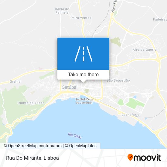 Rua Do Mirante mapa