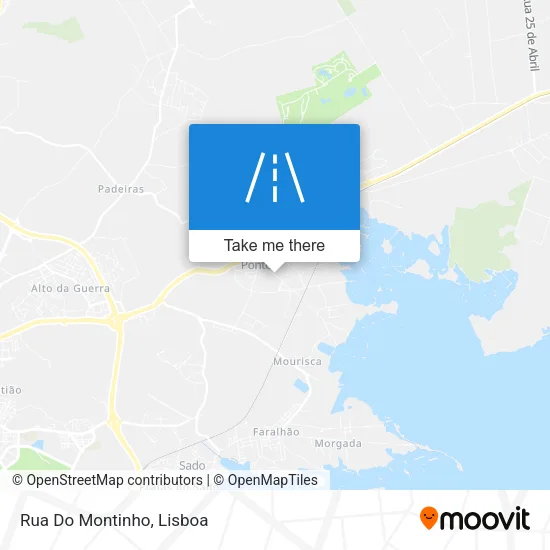 Rua Do Montinho map