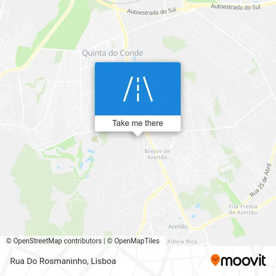 Rua Do Rosmaninho map