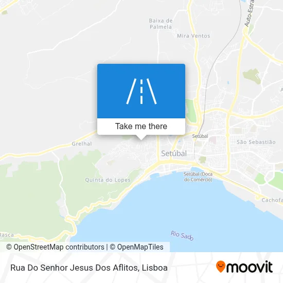 Rua Do Senhor Jesus Dos Aflitos map