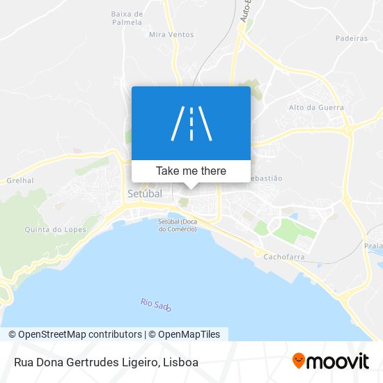 Rua Dona Gertrudes Ligeiro map