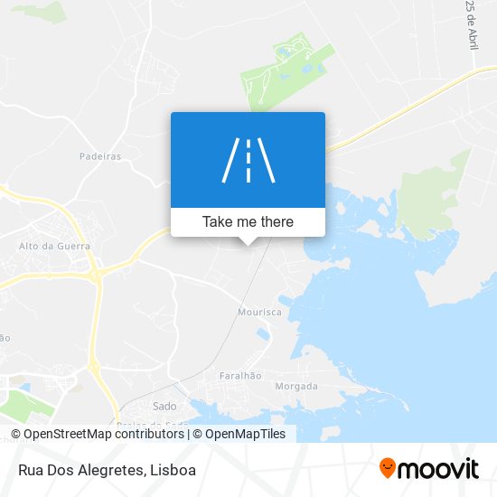 Rua Dos Alegretes mapa