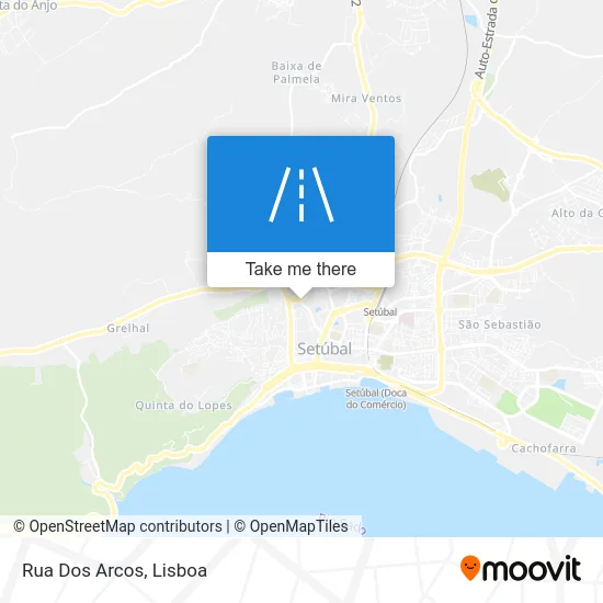 Rua Dos Arcos map
