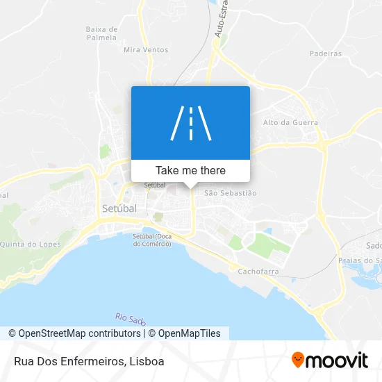 Rua Dos Enfermeiros map