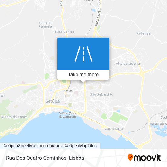 Rua Dos Quatro Caminhos map