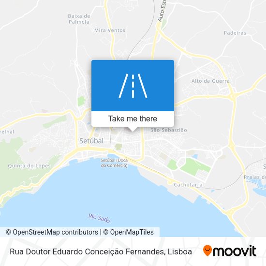Rua Doutor Eduardo Conceição Fernandes mapa