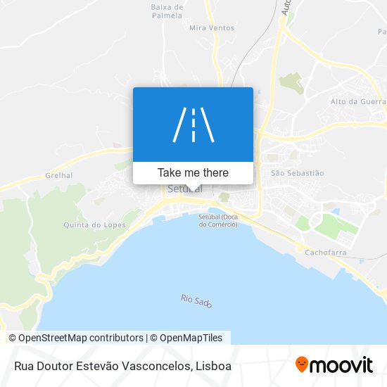 Rua Doutor Estevão Vasconcelos map