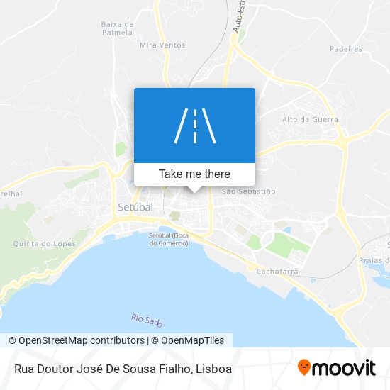 Rua Doutor José De Sousa Fialho mapa