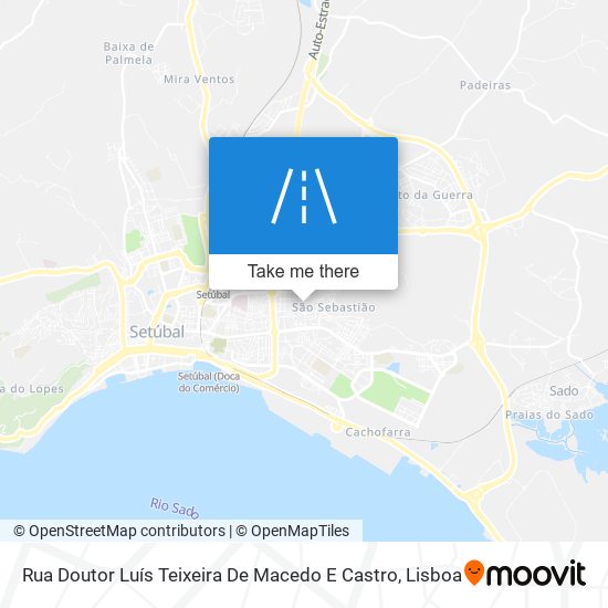 Rua Doutor Luís Teixeira De Macedo E Castro mapa