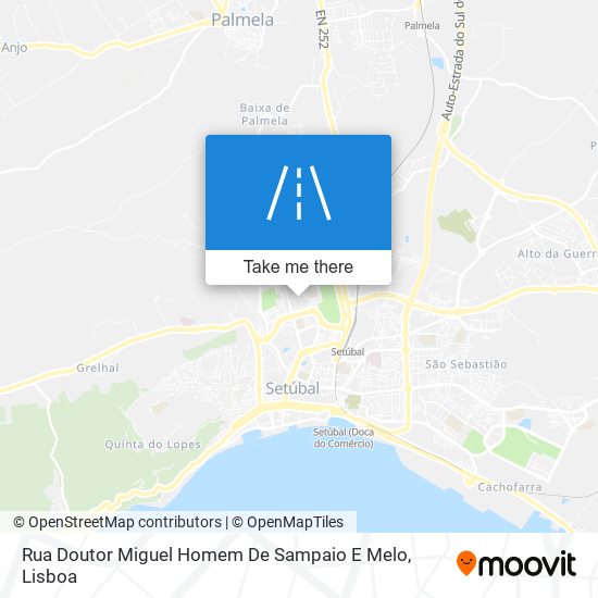 Rua Doutor Miguel Homem De Sampaio E Melo mapa