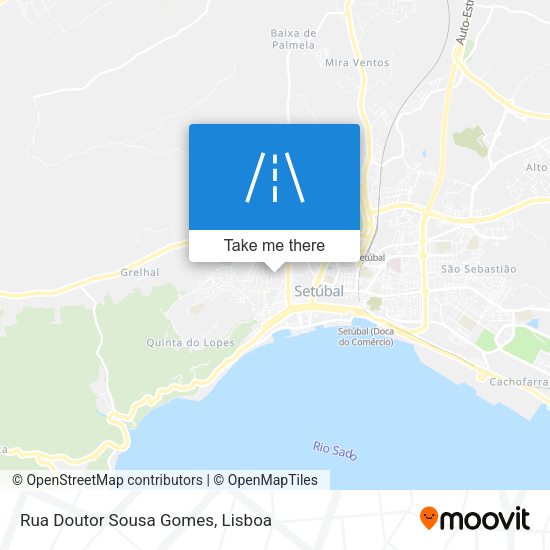 Rua Doutor Sousa Gomes map