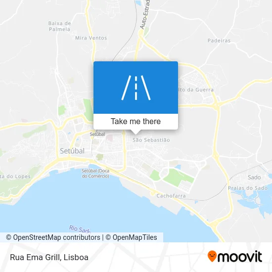 Rua Ema Grill map