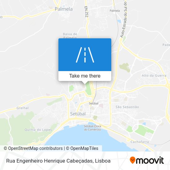 Rua Engenheiro Henrique Cabeçadas mapa