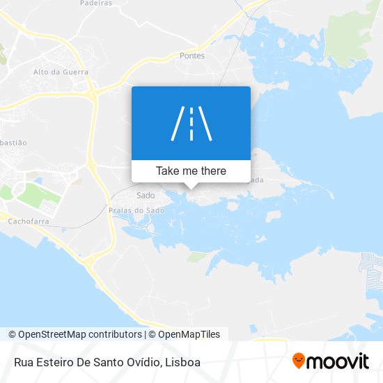 Rua Esteiro De Santo Ovídio mapa