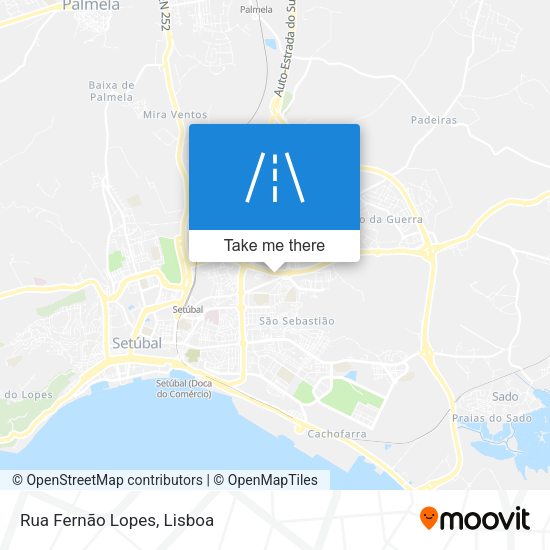 Rua Fernão Lopes mapa