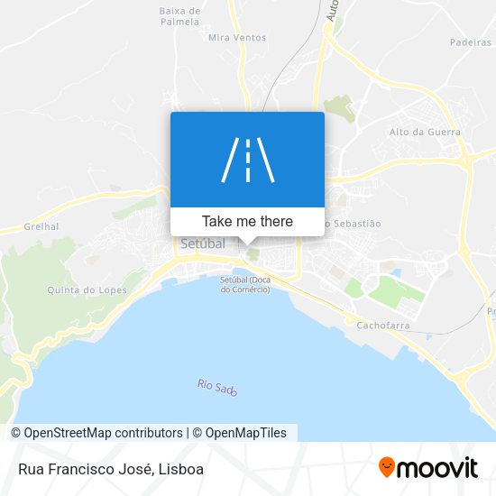Rua Francisco José map
