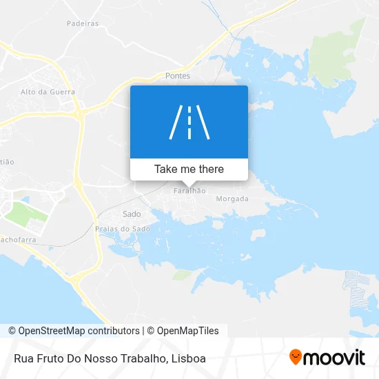 Rua Fruto Do Nosso Trabalho map