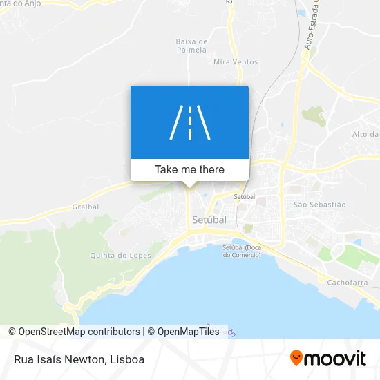 Rua Isaís Newton map