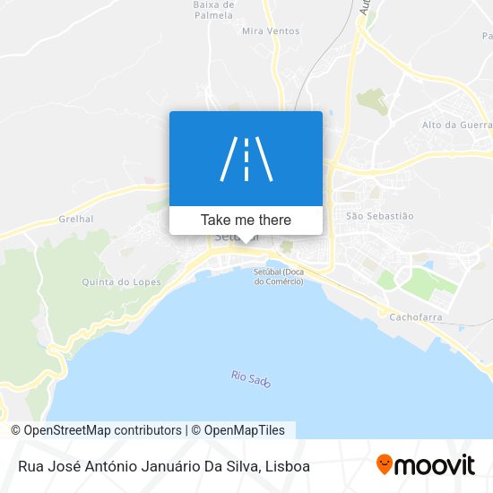 Rua José António Januário Da Silva map