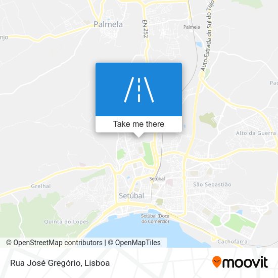 Rua José Gregório map