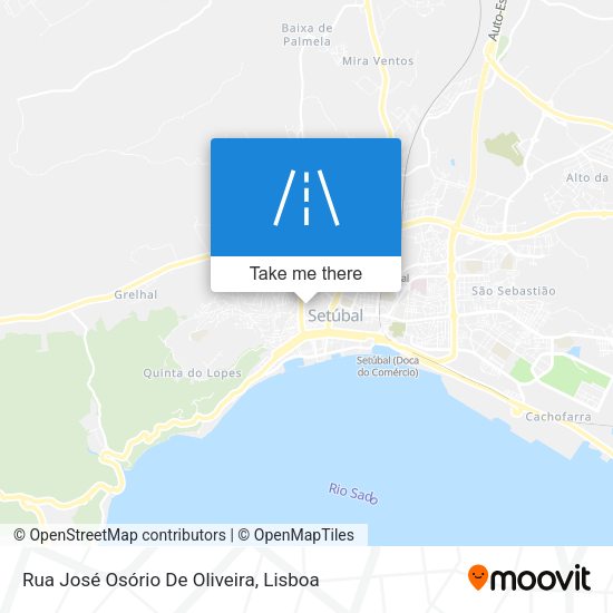 Rua José Osório De Oliveira mapa