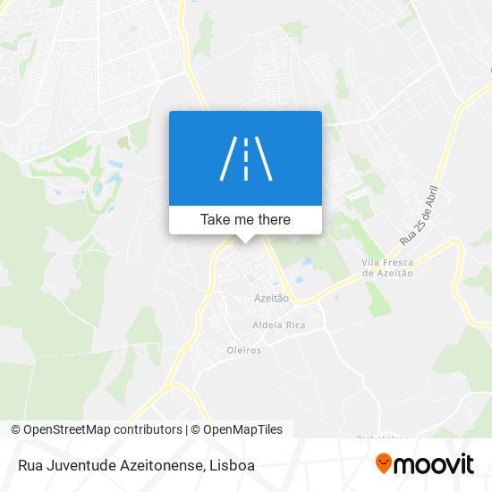 Rua Juventude Azeitonense map