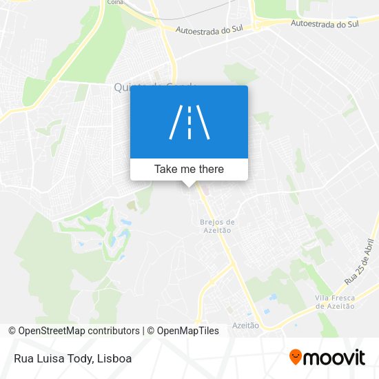 Rua Luisa Tody map