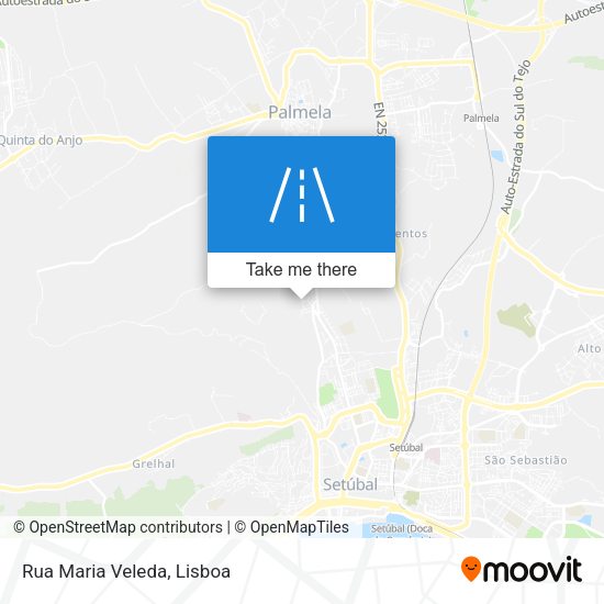Rua Maria Veleda mapa