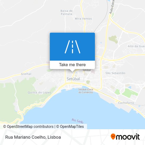 Rua Mariano Coelho mapa