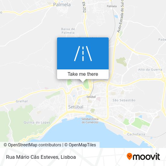 Rua Mário Cãs Esteves mapa
