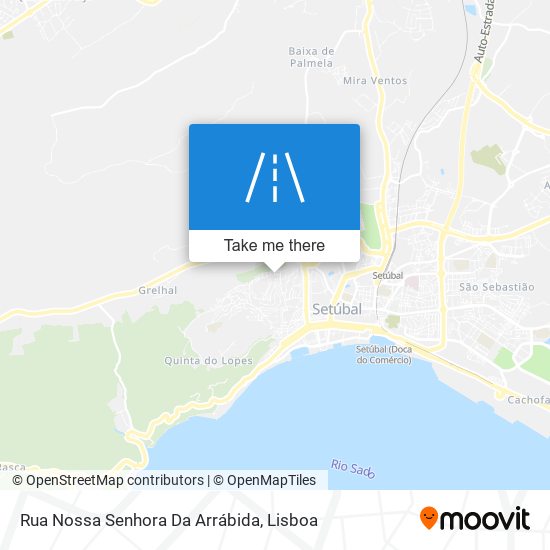 Rua Nossa Senhora Da Arrábida map