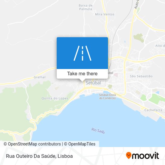 Rua Outeiro Da Saúde mapa