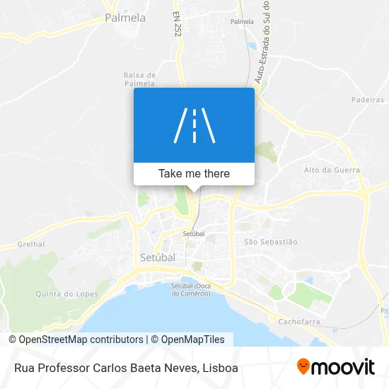 Rua Professor Carlos Baeta Neves map