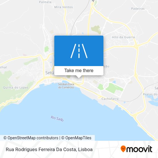 Rua Rodrigues Ferreira Da Costa mapa
