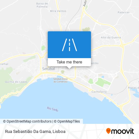 Rua Sebastião Da Gama map