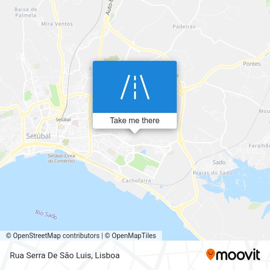Rua Serra De São Luis mapa
