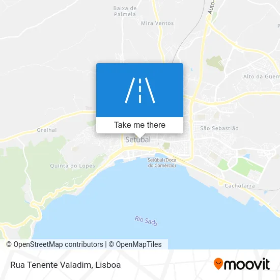 Rua Tenente Valadim map