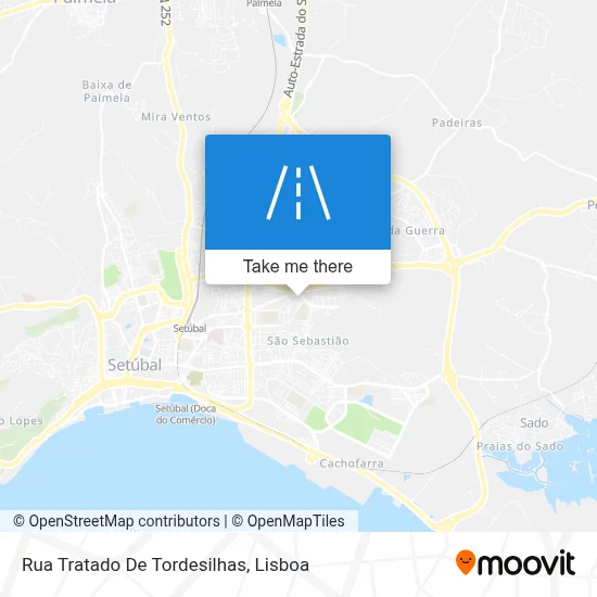 Rua Tratado De Tordesilhas map