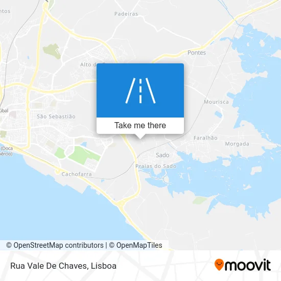 Rua Vale De Chaves map