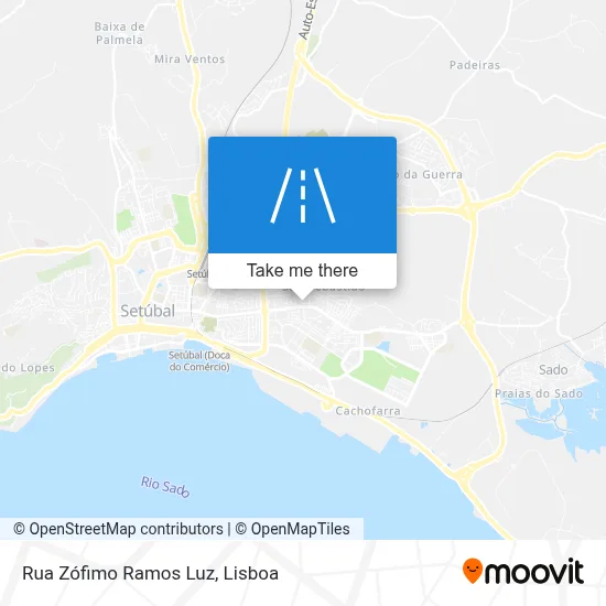 Rua Zófimo Ramos Luz map