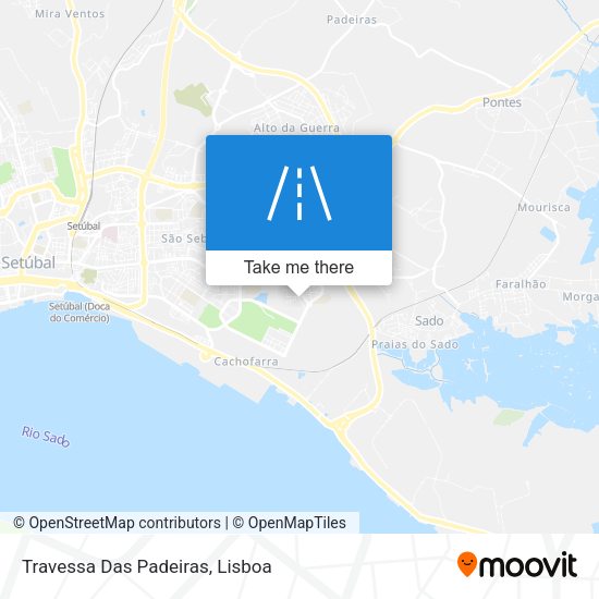 Travessa Das Padeiras mapa
