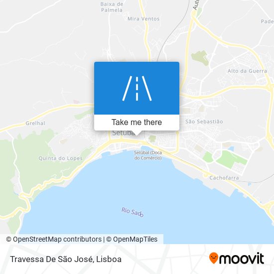 Travessa De São José mapa