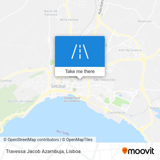 Travessa Jacob Azambuja mapa