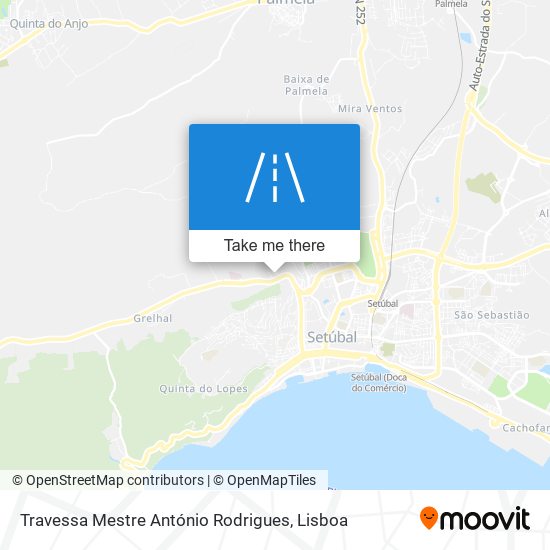 Travessa Mestre António Rodrigues mapa