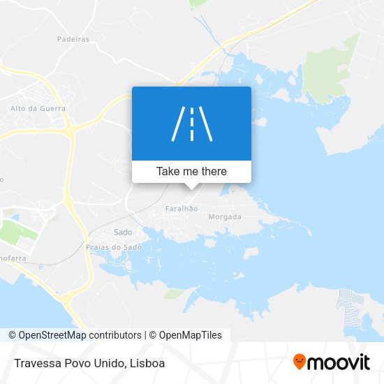 Travessa Povo Unido mapa