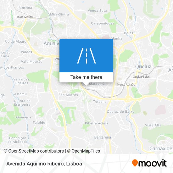 Avenida Aquilino Ribeiro map