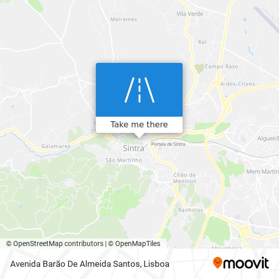 Avenida Barão De Almeida Santos mapa